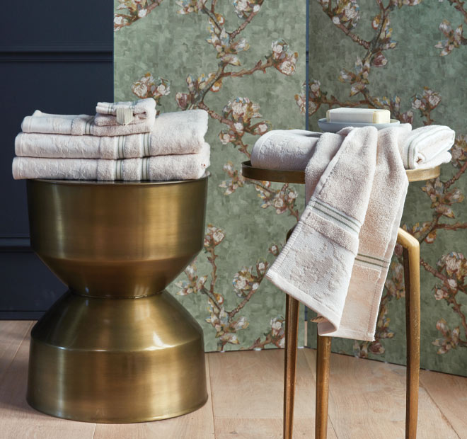 Fleurir Bath Towel Range Off White