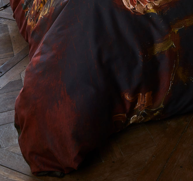 Gladioli Quilt Cover Set Range Red