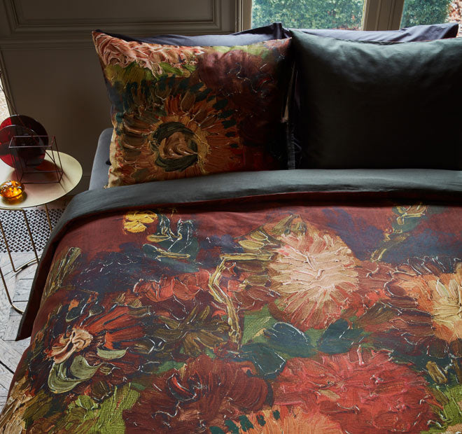 Gladioli Quilt Cover Set Range Red