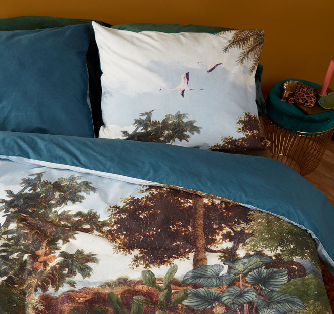 Voyage Quilt Cover Set Range Green