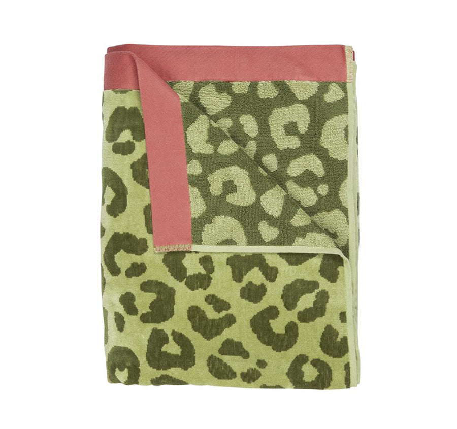 Wildcat 100x180cm Beach Towel Green