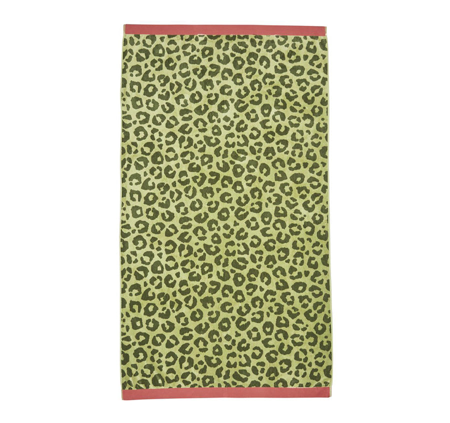 Wildcat 100x180cm Beach Towel Green