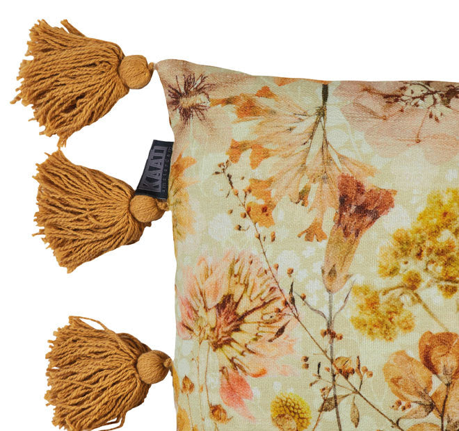 Wildflower 30x50cm Filled Cushion Yellow