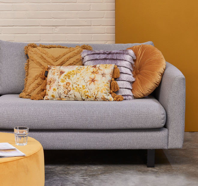 Wildflower 30x50cm Filled Cushion Yellow