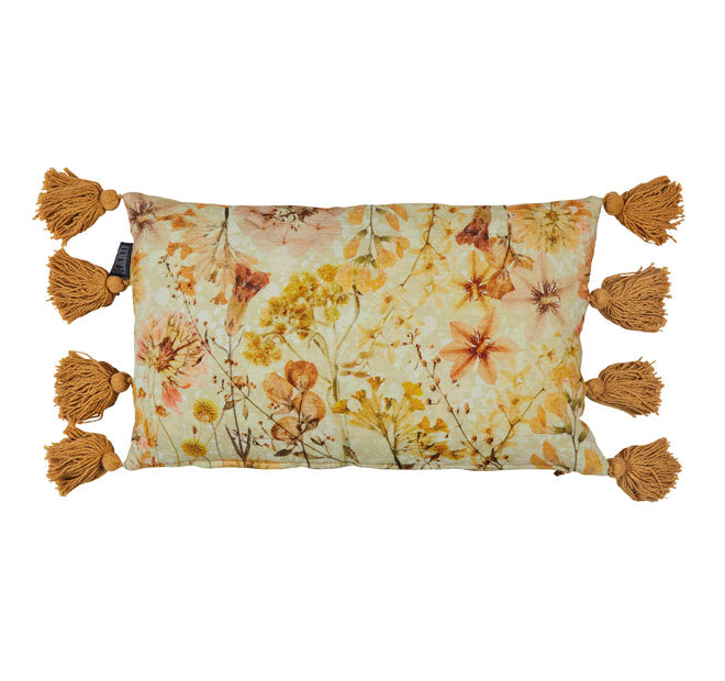 Wildflower 30x50cm Filled Cushion Yellow