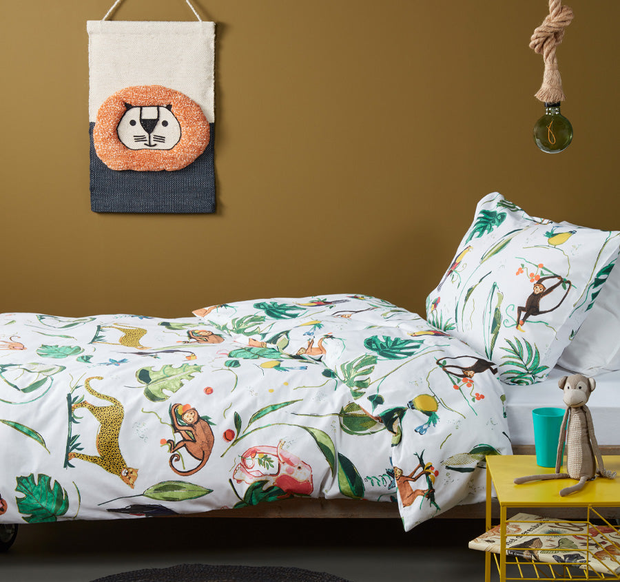 Crazy JungleQuilt Cover Set Multi