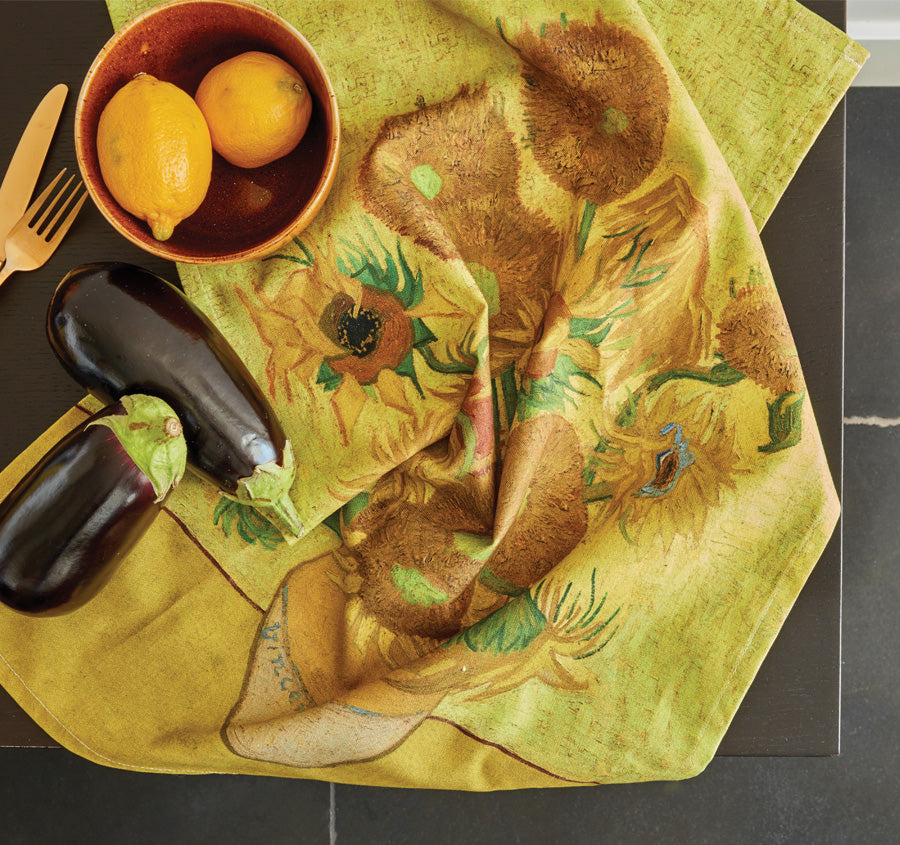 Sunflower Tea Towel Yellow
