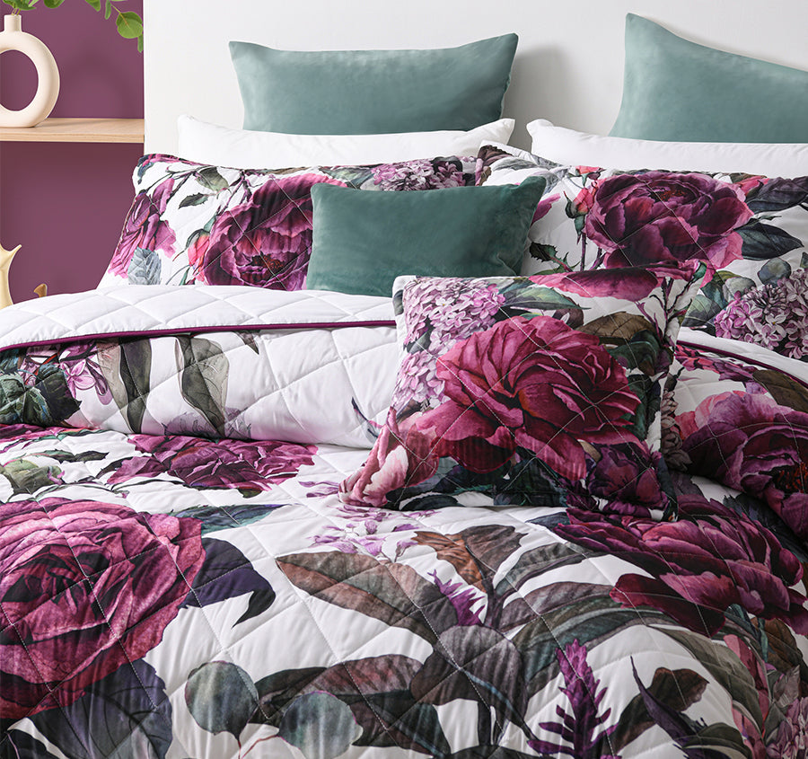 Abigail Bedspread Set Range Berry