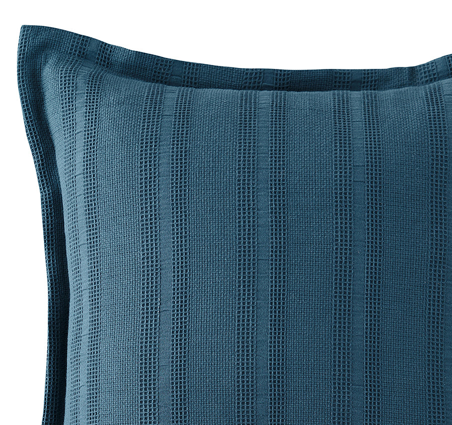 Ashcombe European Pillowcase Blue