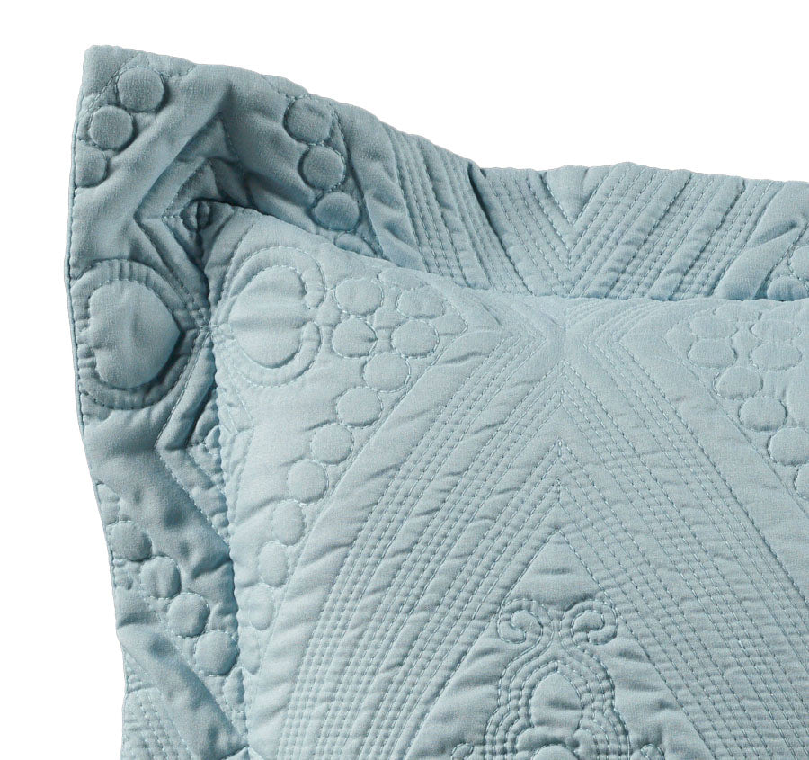 Aspen 43x43cm Filled Cushion Sky Blue