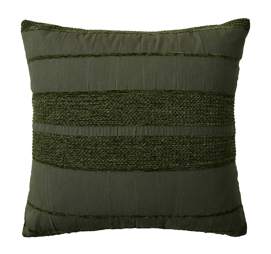 Avery 43x43cm Filled Cushion Forest Green