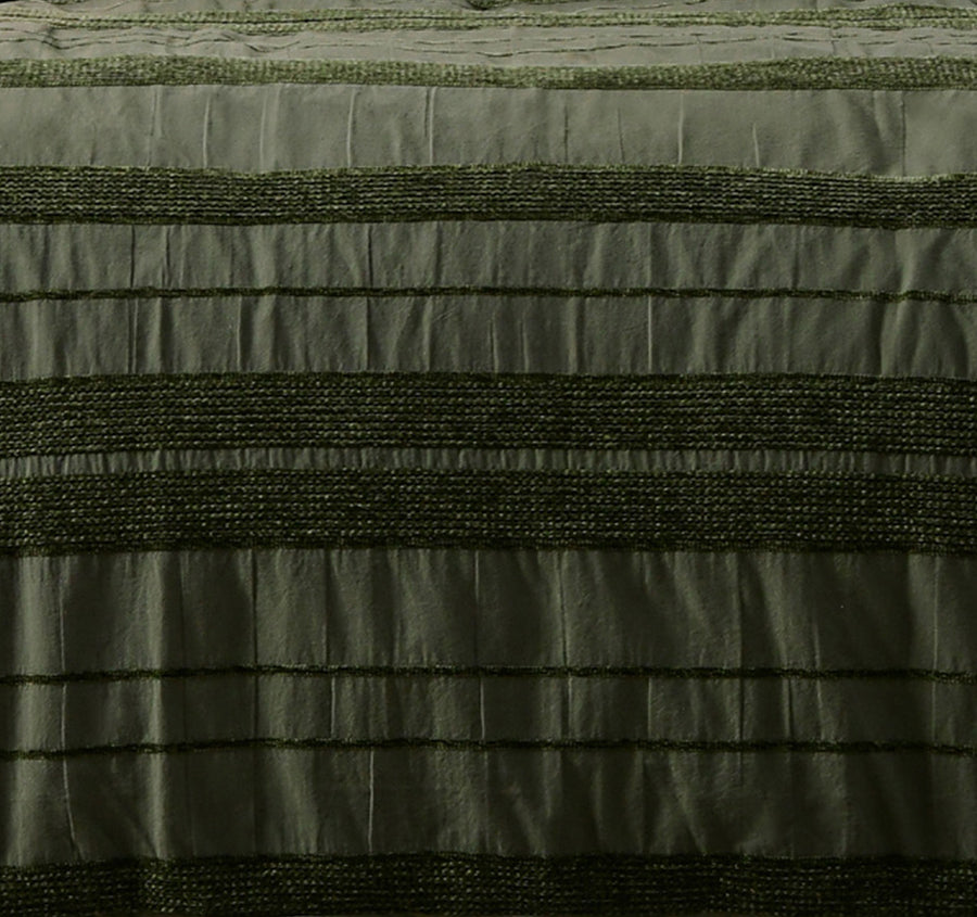 Avery Quilt Cover Set Range Forest Green
