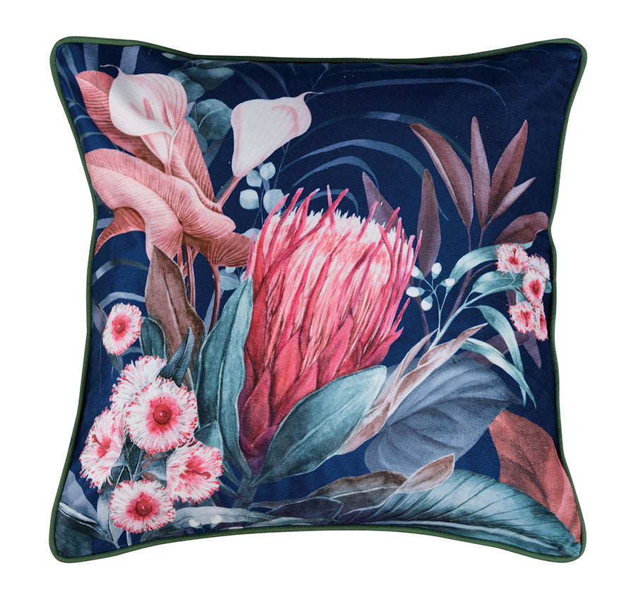 Balwyn 43x43cm Filled Cushion Navy