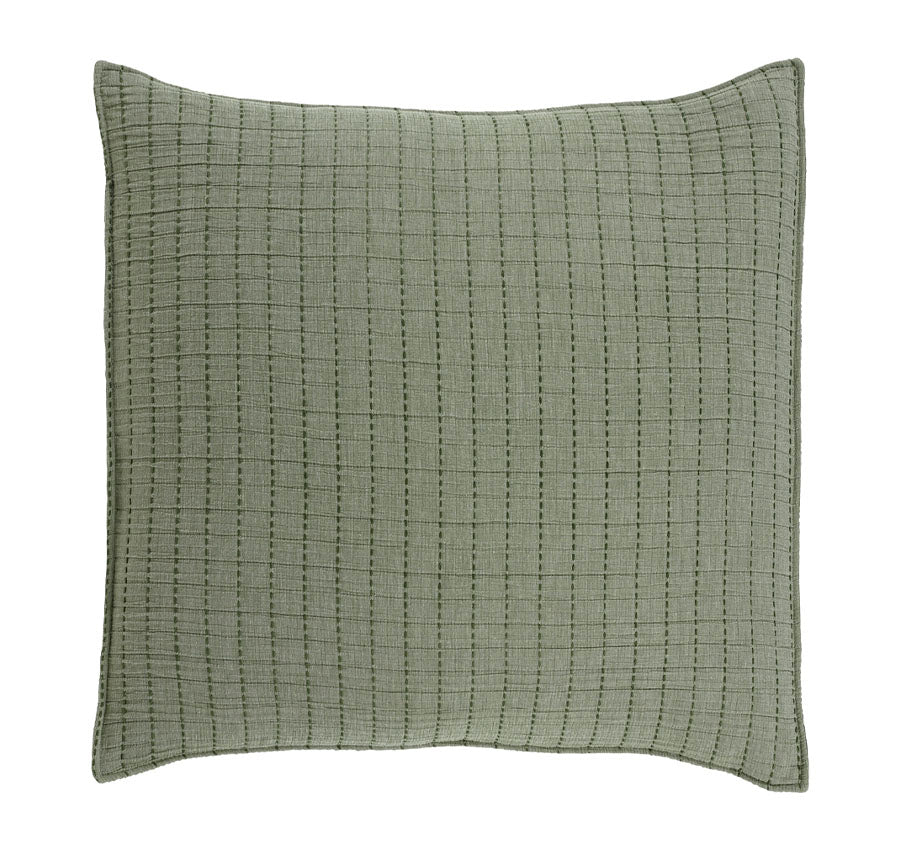 Bari European Pillowcase Green