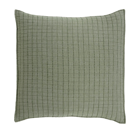 Bari European Pillowcase Green