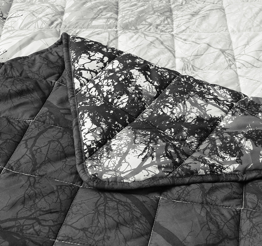 Boscage Coverlet Set Range Black