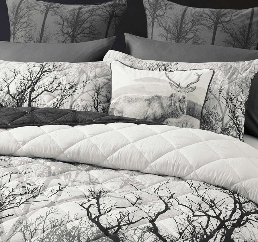 Boscage Coverlet Set Range Black
