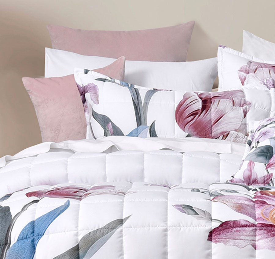 Carmela Bedspread Set Range White