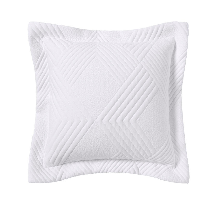 Cassiano 43x43cm Filled Cushion White