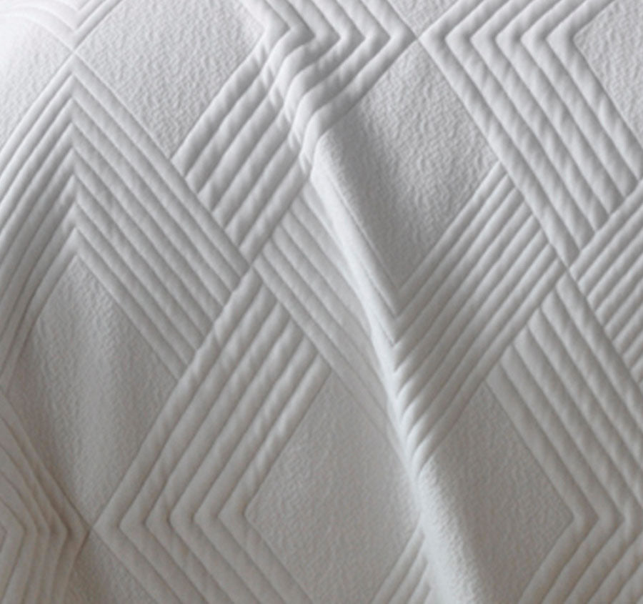 Cassiano Coverlet Set Range White