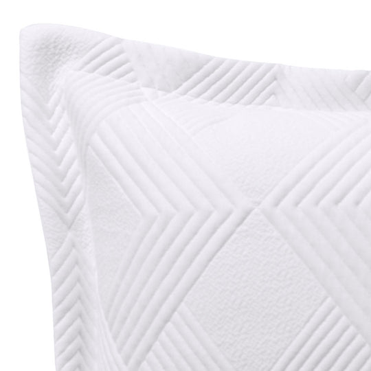 Cassiano European Pillowcase White