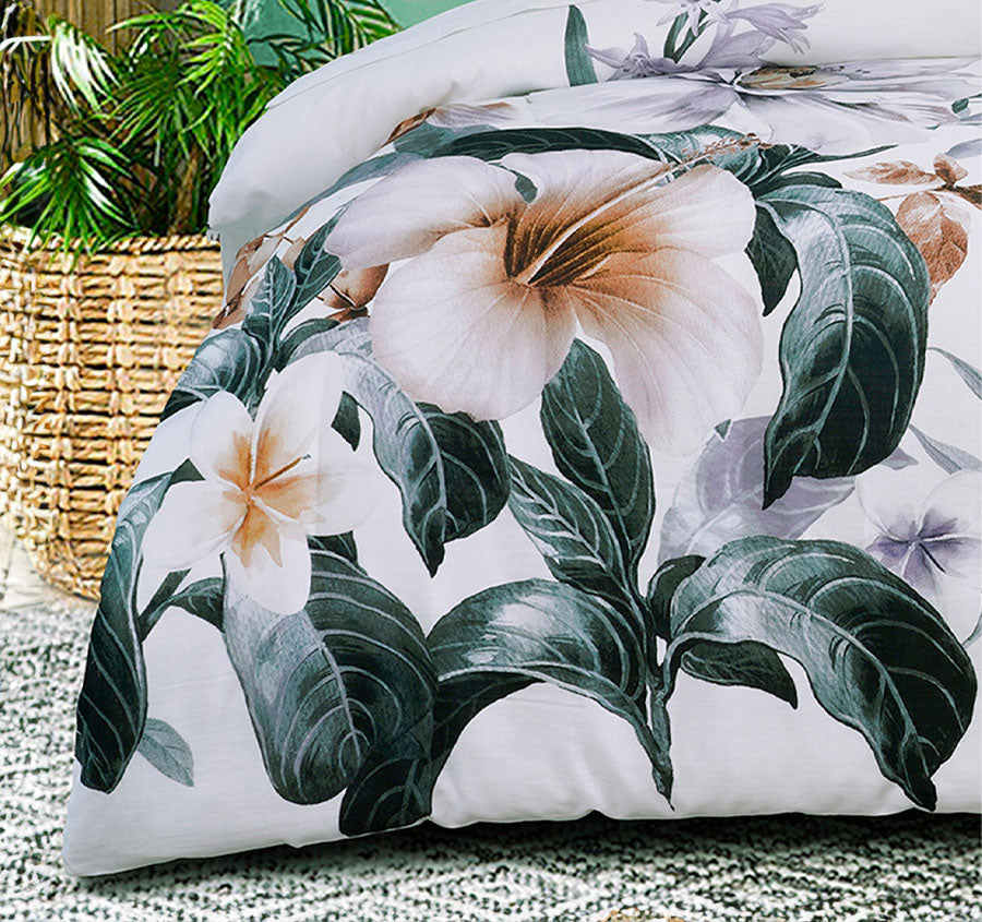 Chiquita Quilt Cover Set Range White