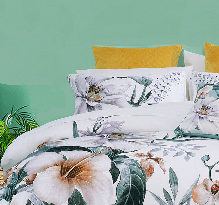 Chiquita Quilt Cover Set Range White