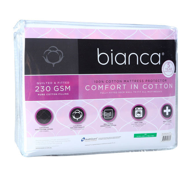 Comfort in Cotton Mega Fitted Mattress Protector Range