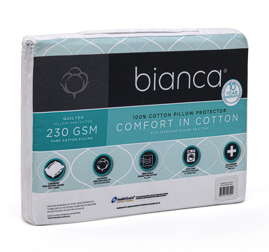 Comfort in Cotton Standard Pillow Protector