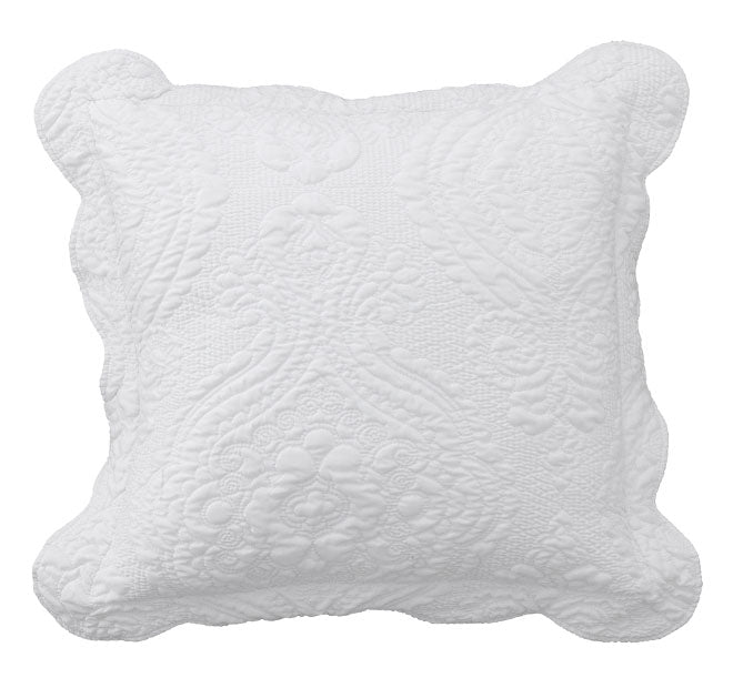 Cordelia 43x43cm Filled Cushion White