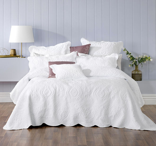 Cordelia European Pillowcase White