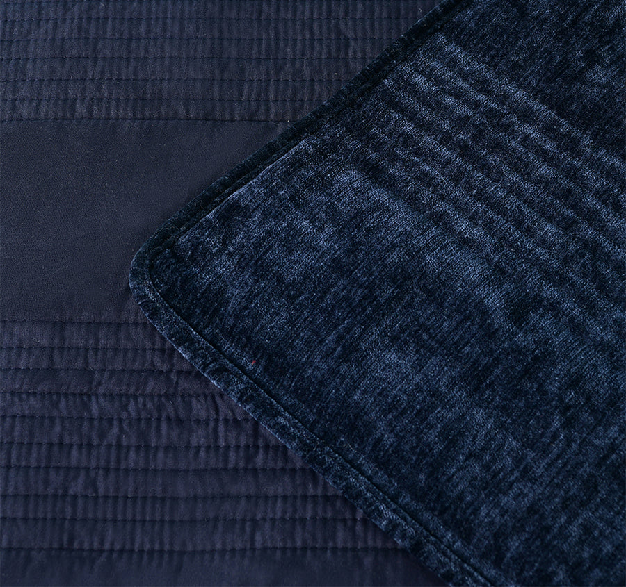Cyrano Coverlet Set Range Indigo