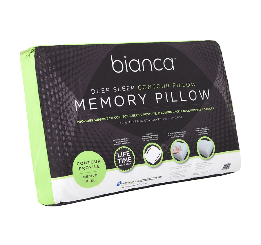 Deep Sleep Contour Profile Memory Pillow