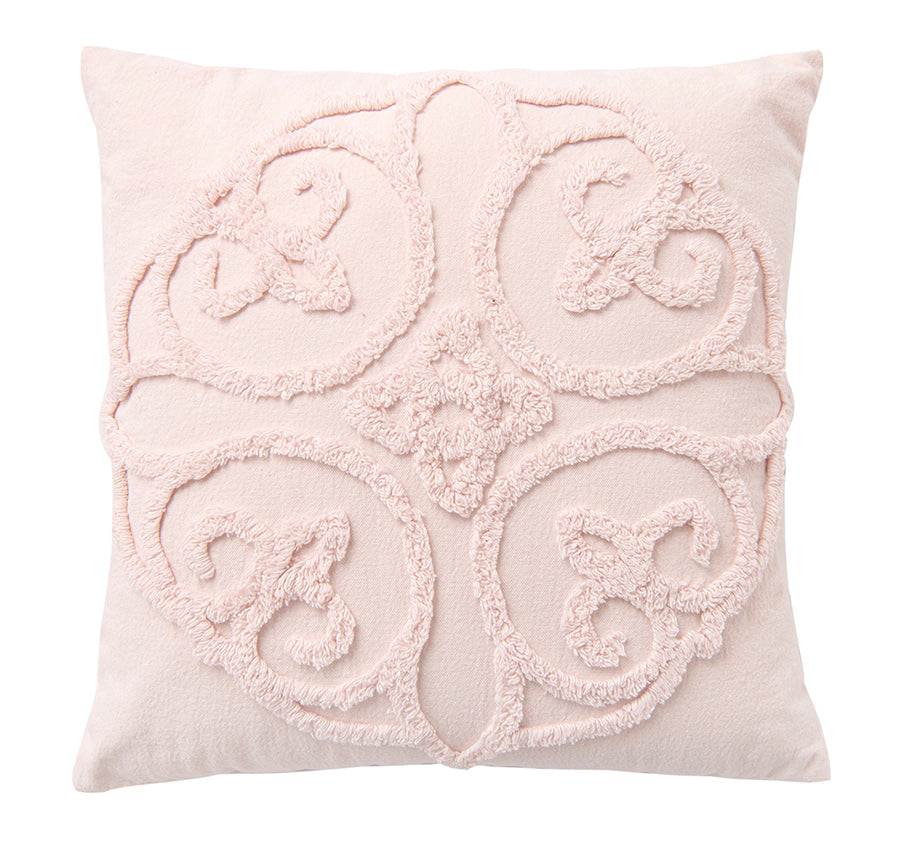 Ella 43x43cm Filled Cushion Blush