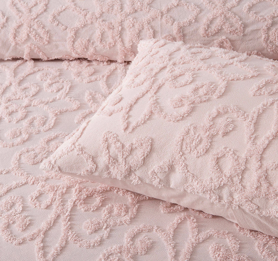 Ella Bedspread Set Range Blush
