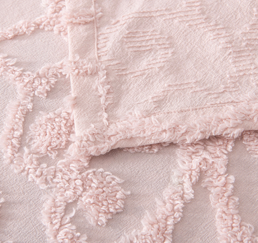 Ella Bedspread Set Range Blush