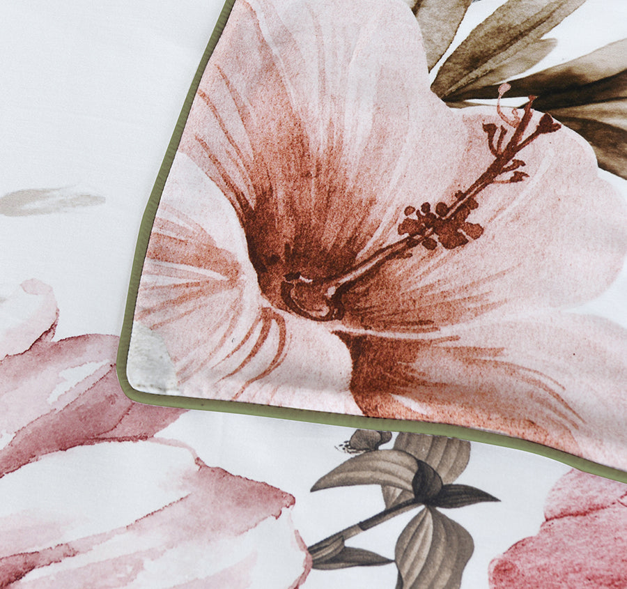 Eliana Quilt Cover Set Range White