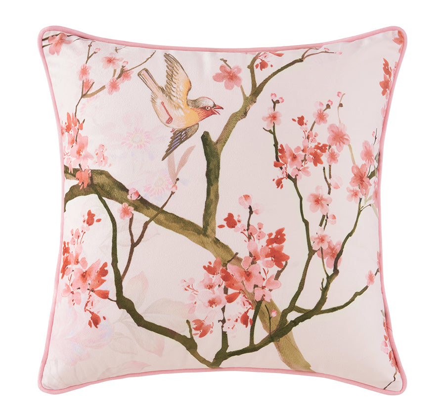 Evelyn 43x43cm Filled Cushion Blush