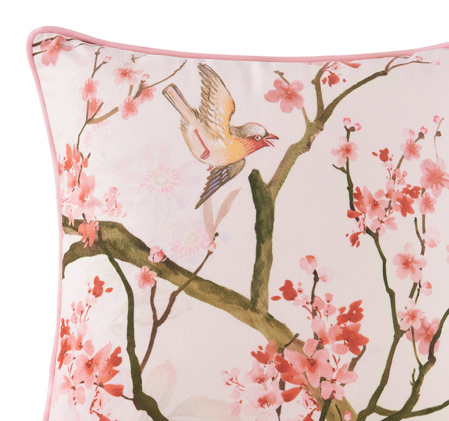 Evelyn 43x43cm Filled Cushion Blush