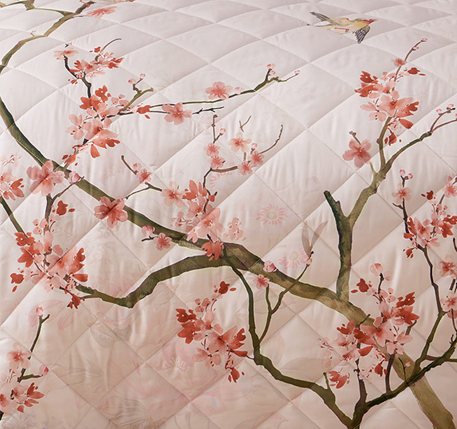Evelyn Bedspread Set Range Blush