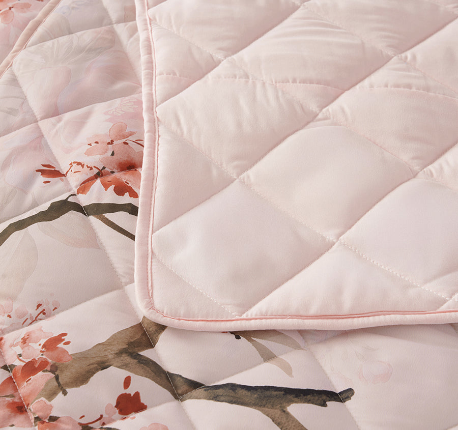 Evelyn Bedspread Set Range Blush