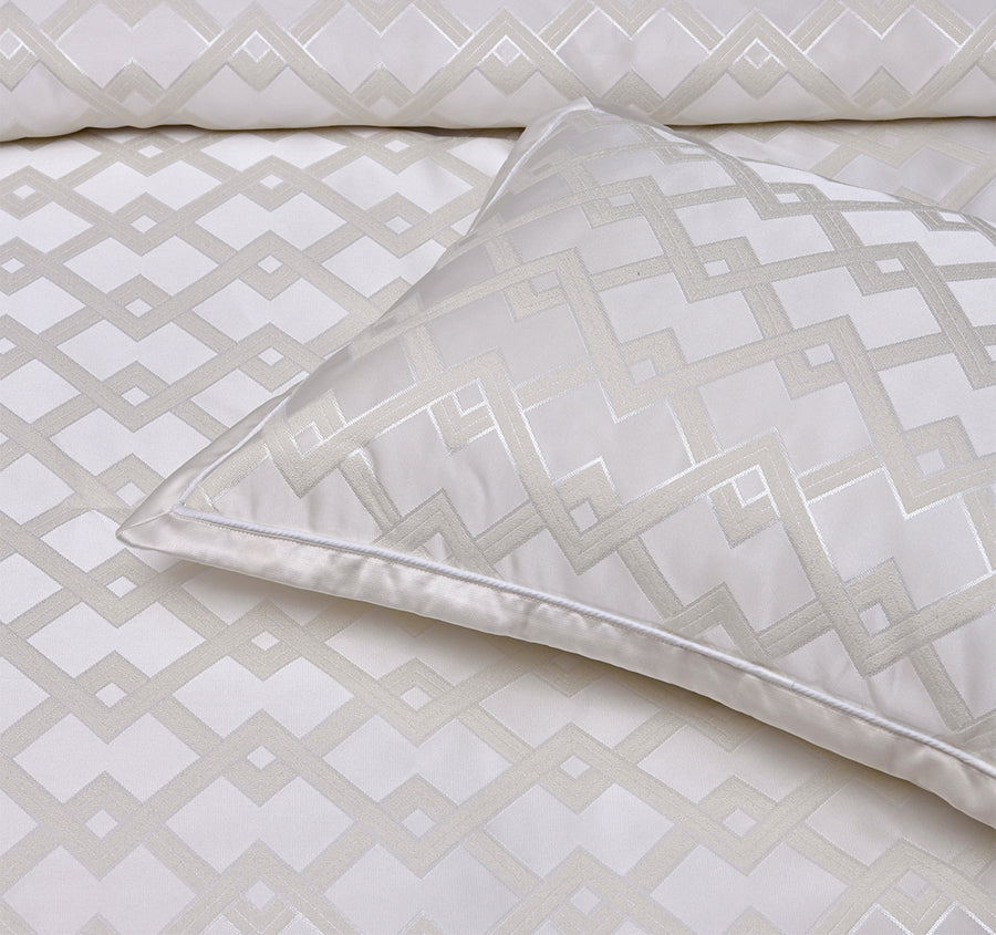 Firenze 6 Piece Comforter Set Range Pearl White