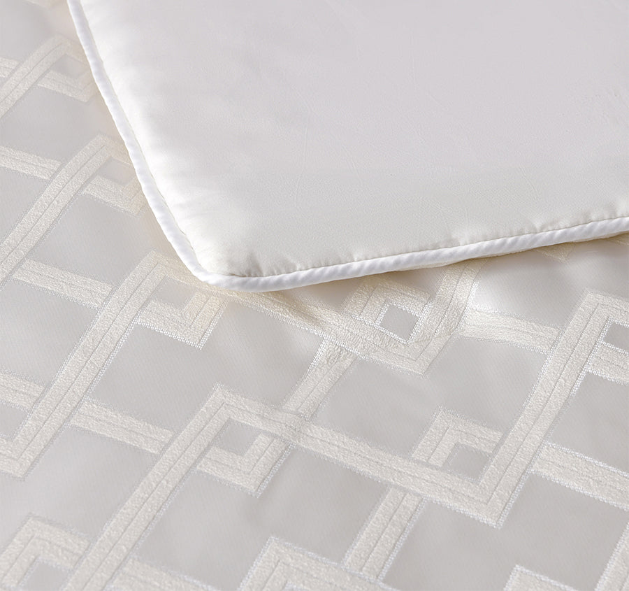 Firenze 6 Piece Comforter Set Range Pearl White