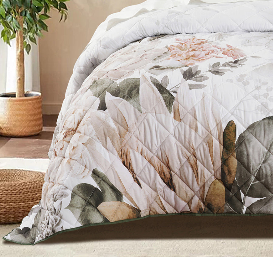 Giselle Coverlet Set Range White