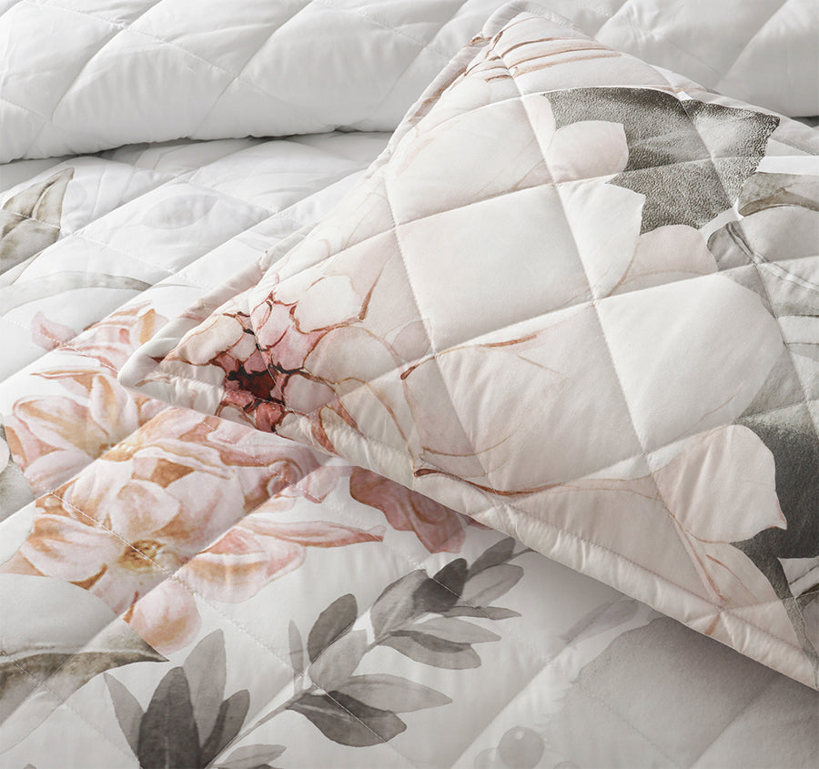 Giselle Coverlet Set Range White