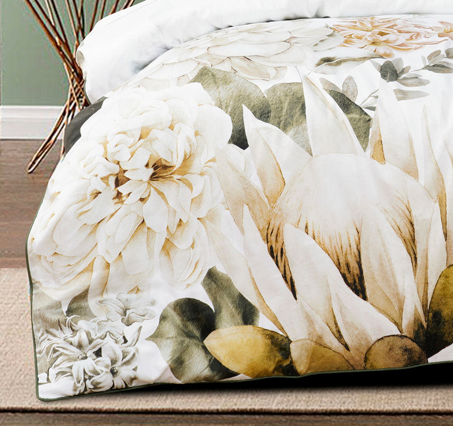 Giselle Quilt Cover Set Range White Manchester Warehouse