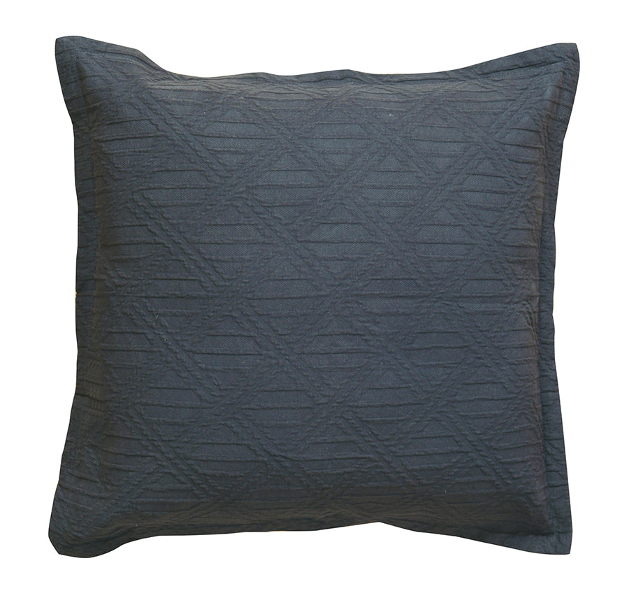 Hallston European Pillowcase Charcoal