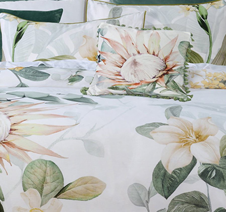 Helensvale Quilt Cover Set Range White