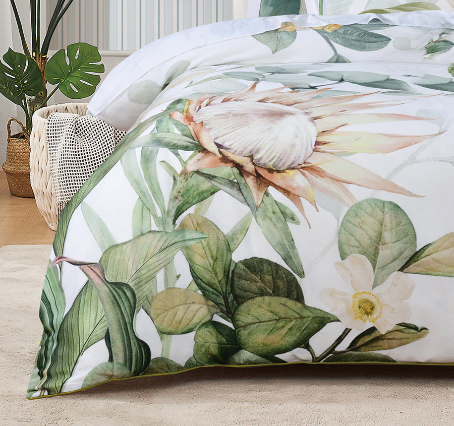 Helensvale Quilt Cover Set Range White