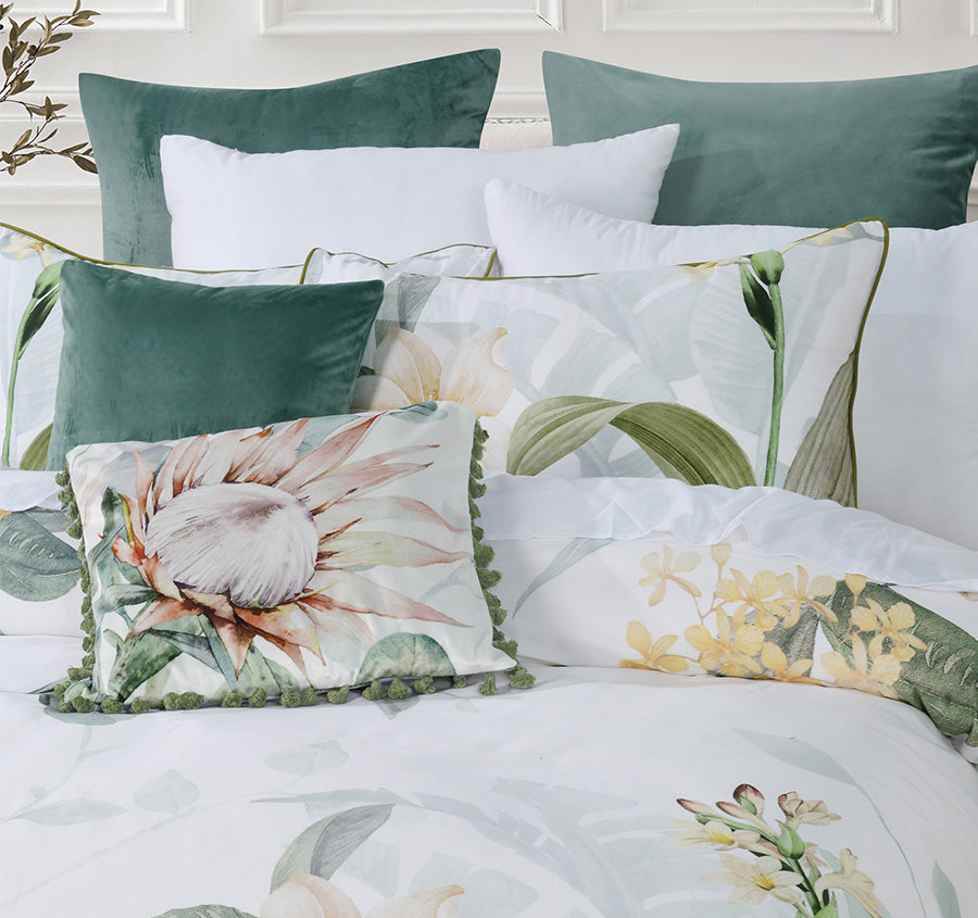Helensvale Quilt Cover Set Range White